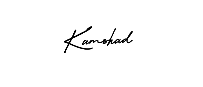 How to make Kamshad signature? AmerikaSignatureDemo-Regular is a professional autograph style. Create handwritten signature for Kamshad name. Kamshad signature style 3 images and pictures png