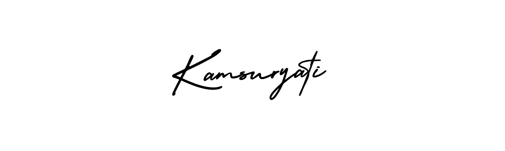 Make a beautiful signature design for name Kamsuryati. Use this online signature maker to create a handwritten signature for free. Kamsuryati signature style 3 images and pictures png