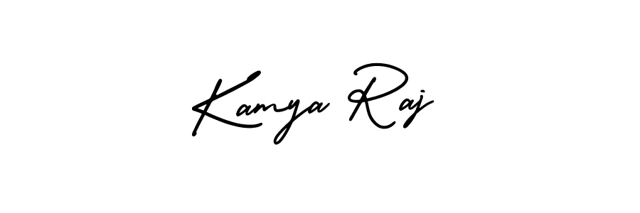 How to make Kamya Raj signature? AmerikaSignatureDemo-Regular is a professional autograph style. Create handwritten signature for Kamya Raj name. Kamya Raj signature style 3 images and pictures png