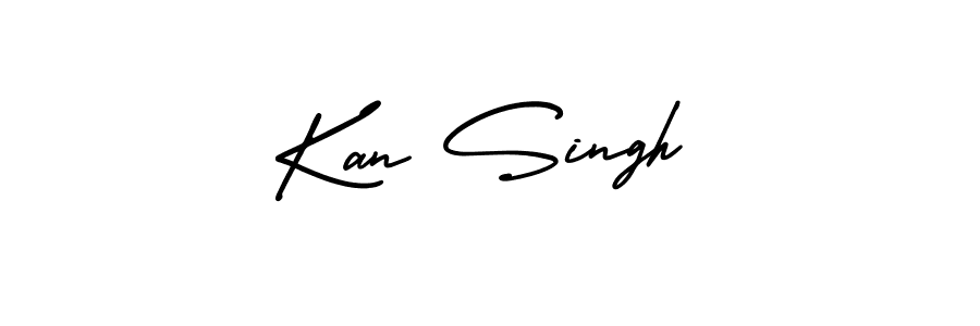 It looks lik you need a new signature style for name Kan Singh. Design unique handwritten (AmerikaSignatureDemo-Regular) signature with our free signature maker in just a few clicks. Kan Singh signature style 3 images and pictures png