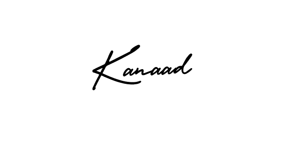 Design your own signature with our free online signature maker. With this signature software, you can create a handwritten (AmerikaSignatureDemo-Regular) signature for name Kanaad. Kanaad signature style 3 images and pictures png