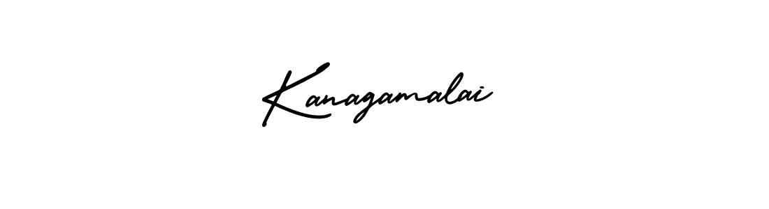 Kanagamalai stylish signature style. Best Handwritten Sign (AmerikaSignatureDemo-Regular) for my name. Handwritten Signature Collection Ideas for my name Kanagamalai. Kanagamalai signature style 3 images and pictures png