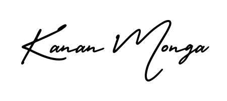 Looking for an artistic signature for Kanan Monga? The AmerikaSignatureDemo-Regular calligraphy style gives a sophisticated flow suitable for business cards and emails. Kanan Monga signature style 3 images and pictures png