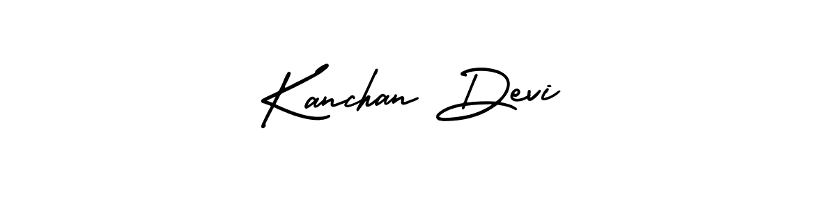 How to Draw Kanchan Devi signature style? AmerikaSignatureDemo-Regular is a latest design signature styles for name Kanchan Devi. Kanchan Devi signature style 3 images and pictures png