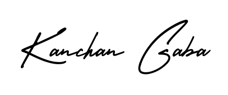 Explore multiple handwriting variations for Kanchan Gaba including this stunning AmerikaSignatureDemo-Regular design. Free to use across all platforms. Kanchan Gaba signature style 3 images and pictures png