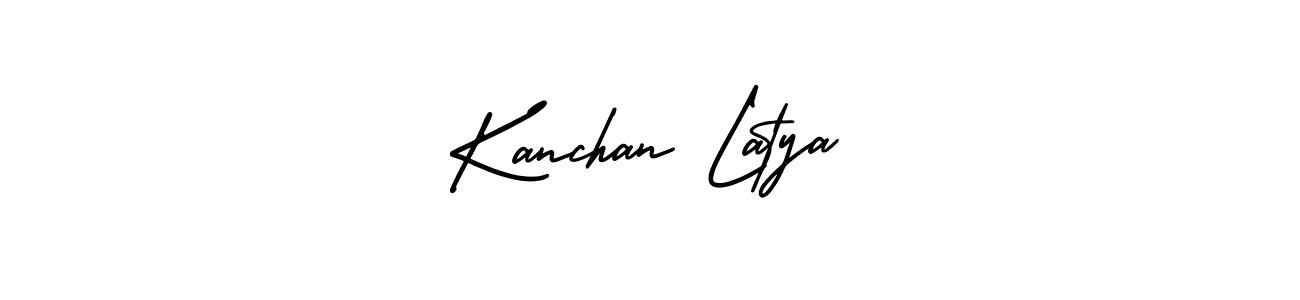 Create a beautiful signature design for name Kanchan Latya. With this signature (AmerikaSignatureDemo-Regular) fonts, you can make a handwritten signature for free. Kanchan Latya signature style 3 images and pictures png
