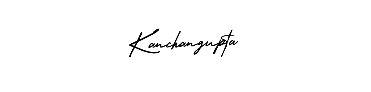 How to make Kanchangupta signature? AmerikaSignatureDemo-Regular is a professional autograph style. Create handwritten signature for Kanchangupta name. Kanchangupta signature style 3 images and pictures png