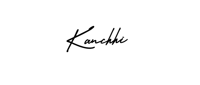 Design your own signature with our free online signature maker. With this signature software, you can create a handwritten (AmerikaSignatureDemo-Regular) signature for name Kanchhi. Kanchhi signature style 3 images and pictures png