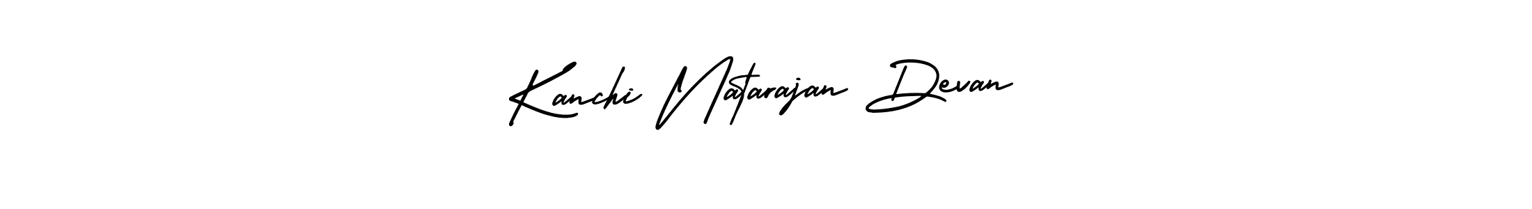 Use a signature maker to create a handwritten signature online. With this signature software, you can design (AmerikaSignatureDemo-Regular) your own signature for name Kanchi Natarajan Devan. Kanchi Natarajan Devan signature style 3 images and pictures png