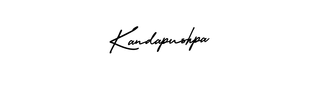 Design your own signature with our free online signature maker. With this signature software, you can create a handwritten (AmerikaSignatureDemo-Regular) signature for name Kandapushpa. Kandapushpa signature style 3 images and pictures png