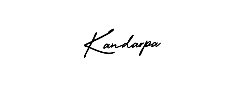 Create a beautiful signature design for name Kandarpa. With this signature (AmerikaSignatureDemo-Regular) fonts, you can make a handwritten signature for free. Kandarpa signature style 3 images and pictures png