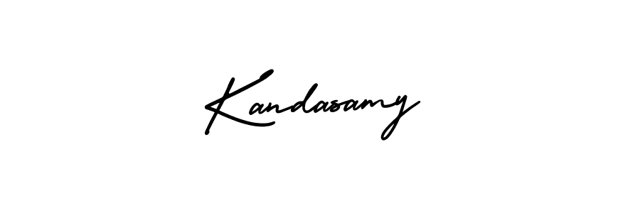 Create a beautiful signature design for name Kandasamy. With this signature (AmerikaSignatureDemo-Regular) fonts, you can make a handwritten signature for free. Kandasamy signature style 3 images and pictures png