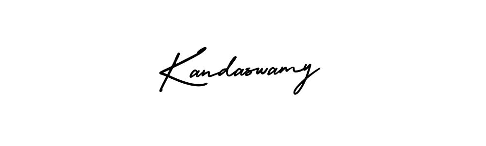 Make a beautiful signature design for name Kandaswamy. With this signature (AmerikaSignatureDemo-Regular) style, you can create a handwritten signature for free. Kandaswamy signature style 3 images and pictures png