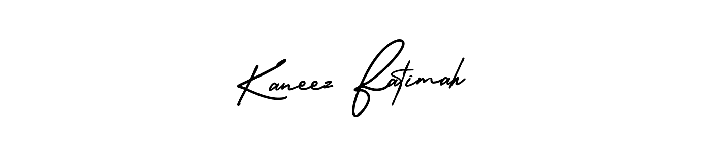 It looks lik you need a new signature style for name Kaneez Fatimah. Design unique handwritten (AmerikaSignatureDemo-Regular) signature with our free signature maker in just a few clicks. Kaneez Fatimah signature style 3 images and pictures png