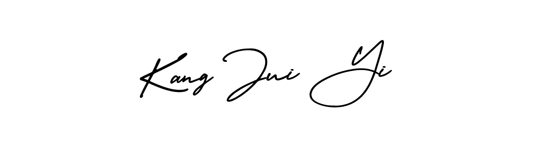 Design your own signature with our free online signature maker. With this signature software, you can create a handwritten (AmerikaSignatureDemo-Regular) signature for name Kang Jui Yi. Kang Jui Yi signature style 3 images and pictures png