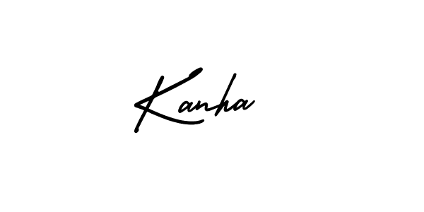 How to Draw Kanha  signature style? AmerikaSignatureDemo-Regular is a latest design signature styles for name Kanha . Kanha  signature style 3 images and pictures png