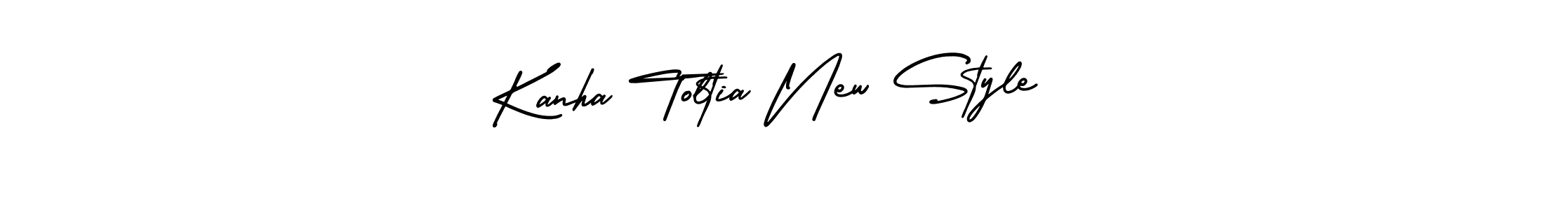 How to make Kanha Toltia New Style signature? AmerikaSignatureDemo-Regular is a professional autograph style. Create handwritten signature for Kanha Toltia New Style name. Kanha Toltia New Style signature style 3 images and pictures png