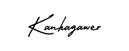 Express your personality with a custom Kanhagawer signature crafted with AmerikaSignatureDemo-Regular typography. Free transparent PNG download available. Kanhagawer signature style 3 images and pictures png
