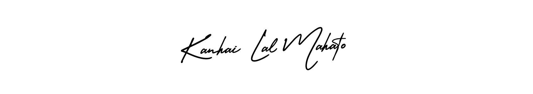 Create a beautiful signature design for name Kanhai Lal Mahato. With this signature (AmerikaSignatureDemo-Regular) fonts, you can make a handwritten signature for free. Kanhai Lal Mahato signature style 3 images and pictures png