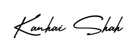 Upgrade your professional image with Kanhai Shah signature created with AmerikaSignatureDemo-Regular font. Fast, free, and watermark-free download. Kanhai Shah signature style 3 images and pictures png