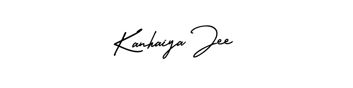 How to make Kanhaiya Jee name signature. Use AmerikaSignatureDemo-Regular style for creating short signs online. This is the latest handwritten sign. Kanhaiya Jee signature style 3 images and pictures png