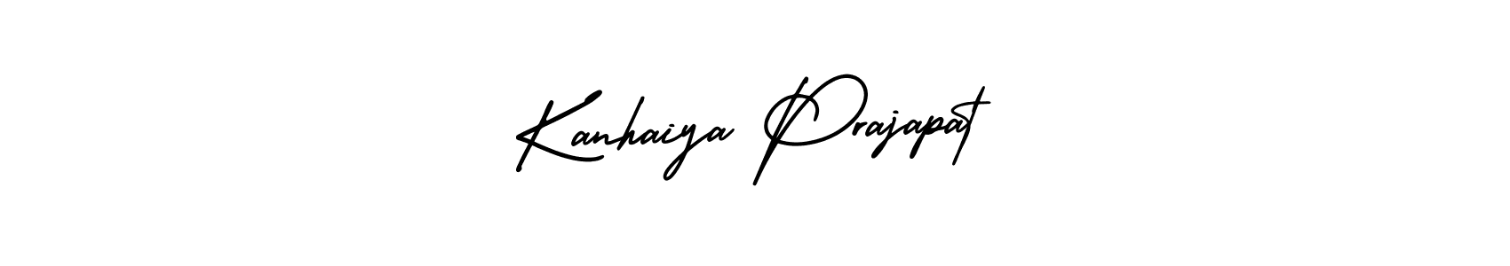 How to make Kanhaiya Prajapat name signature. Use AmerikaSignatureDemo-Regular style for creating short signs online. This is the latest handwritten sign. Kanhaiya Prajapat signature style 3 images and pictures png