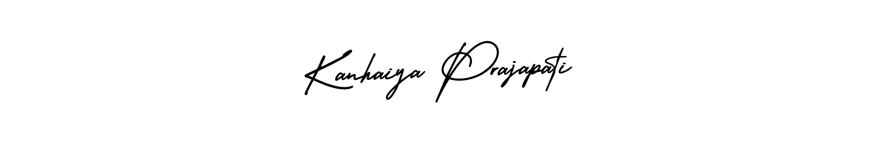 Design your own signature with our free online signature maker. With this signature software, you can create a handwritten (AmerikaSignatureDemo-Regular) signature for name Kanhaiya Prajapati. Kanhaiya Prajapati signature style 3 images and pictures png