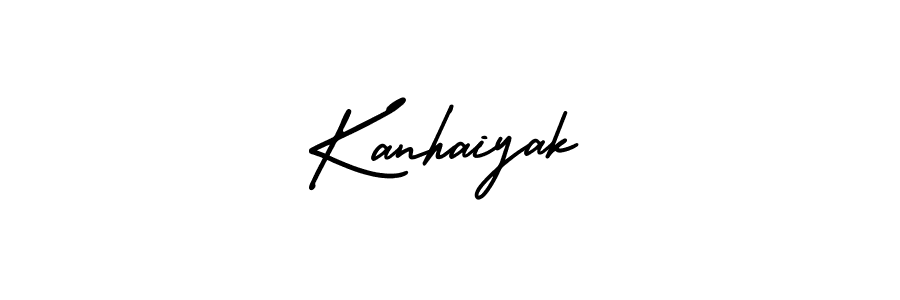 You should practise on your own different ways (AmerikaSignatureDemo-Regular) to write your name (Kanhaiyak) in signature. don't let someone else do it for you. Kanhaiyak signature style 3 images and pictures png