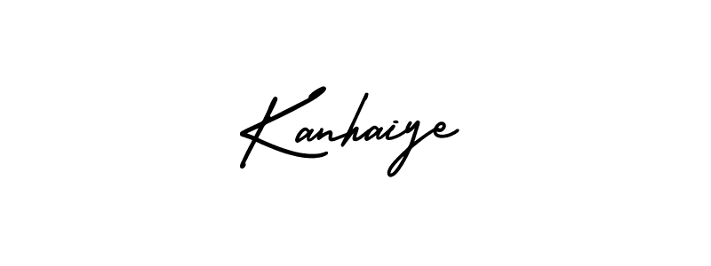 You should practise on your own different ways (AmerikaSignatureDemo-Regular) to write your name (Kanhaiye) in signature. don't let someone else do it for you. Kanhaiye signature style 3 images and pictures png