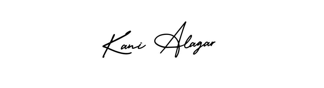 AmerikaSignatureDemo-Regular is a professional signature style that is perfect for those who want to add a touch of class to their signature. It is also a great choice for those who want to make their signature more unique. Get Kani Alagar name to fancy signature for free. Kani Alagar signature style 3 images and pictures png