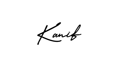 if you are searching for the best signature style for your name Kanif. so please give up your signature search. here we have designed multiple signature styles  using AmerikaSignatureDemo-Regular. Kanif signature style 3 images and pictures png