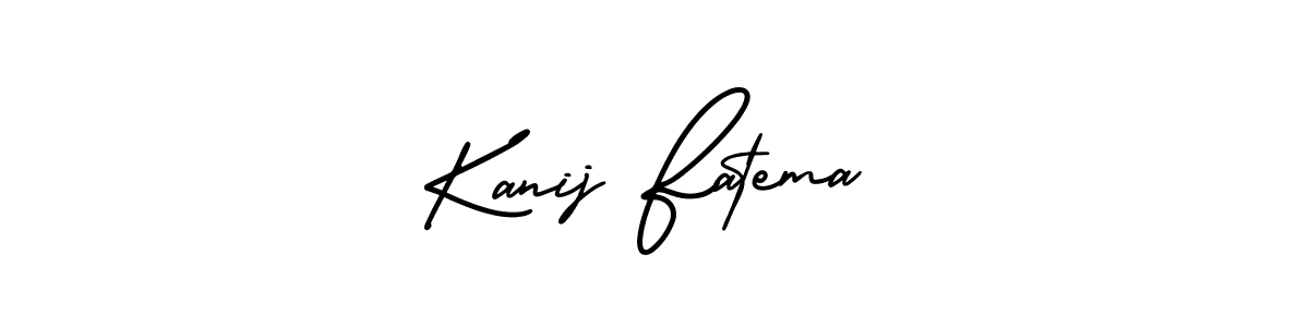Use a signature maker to create a handwritten signature online. With this signature software, you can design (AmerikaSignatureDemo-Regular) your own signature for name Kanij Fatema. Kanij Fatema signature style 3 images and pictures png