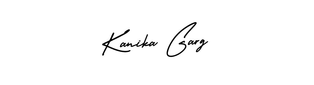 Kanika Garg stylish signature style. Best Handwritten Sign (AmerikaSignatureDemo-Regular) for my name. Handwritten Signature Collection Ideas for my name Kanika Garg. Kanika Garg signature style 3 images and pictures png