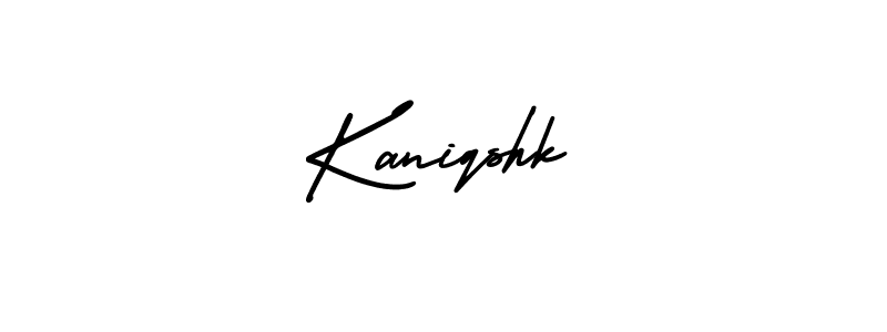 Design your own signature with our free online signature maker. With this signature software, you can create a handwritten (AmerikaSignatureDemo-Regular) signature for name Kaniqshk. Kaniqshk signature style 3 images and pictures png