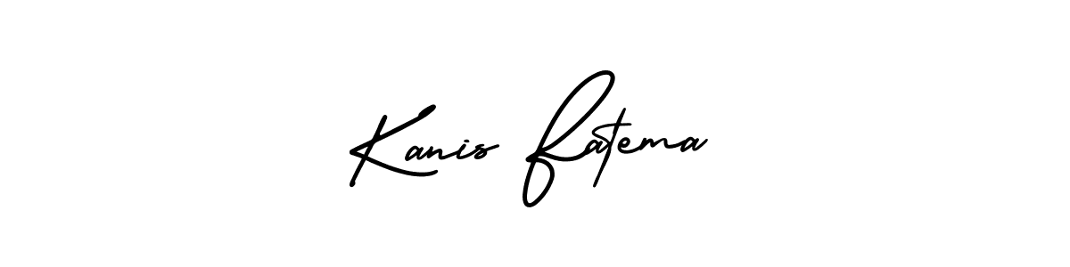 The best way (AmerikaSignatureDemo-Regular) to make a short signature is to pick only two or three words in your name. The name Kanis Fatema include a total of six letters. For converting this name. Kanis Fatema signature style 3 images and pictures png