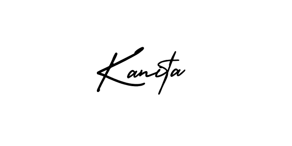 This is the best signature style for the Kanita name. Also you like these signature font (AmerikaSignatureDemo-Regular). Mix name signature. Kanita signature style 3 images and pictures png