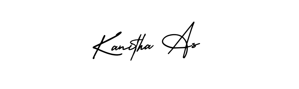 Once you've used our free online signature maker to create your best signature AmerikaSignatureDemo-Regular style, it's time to enjoy all of the benefits that Kanitha As name signing documents. Kanitha As signature style 3 images and pictures png