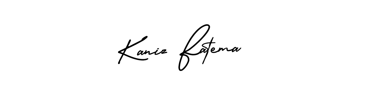 Make a beautiful signature design for name Kaniz Fatema. With this signature (AmerikaSignatureDemo-Regular) style, you can create a handwritten signature for free. Kaniz Fatema signature style 3 images and pictures png