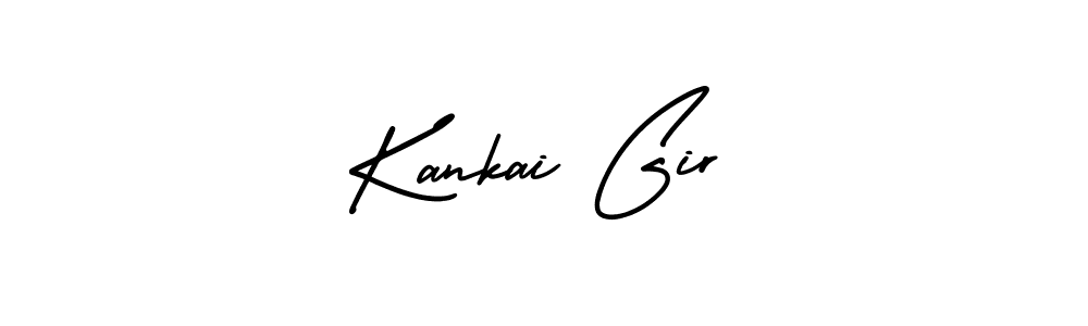 Create a beautiful signature design for name Kankai Gir. With this signature (AmerikaSignatureDemo-Regular) fonts, you can make a handwritten signature for free. Kankai Gir signature style 3 images and pictures png