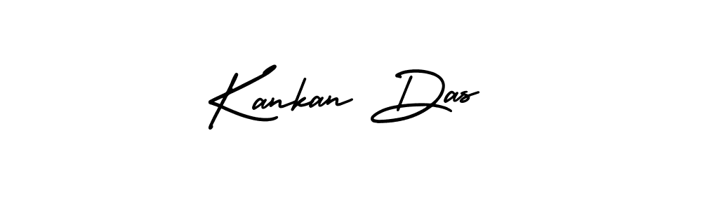 You should practise on your own different ways (AmerikaSignatureDemo-Regular) to write your name (Kankan Das) in signature. don't let someone else do it for you. Kankan Das signature style 3 images and pictures png