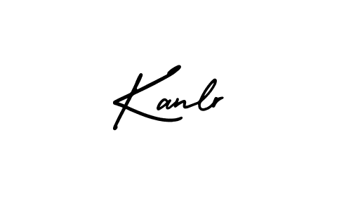 Similarly AmerikaSignatureDemo-Regular is the best handwritten signature design. Signature creator online .You can use it as an online autograph creator for name Kanlr. Kanlr signature style 3 images and pictures png