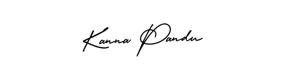 Make a beautiful signature design for name Kanna Pandu. Use this online signature maker to create a handwritten signature for free. Kanna Pandu signature style 3 images and pictures png