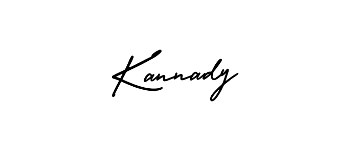 Kannady stylish signature style. Best Handwritten Sign (AmerikaSignatureDemo-Regular) for my name. Handwritten Signature Collection Ideas for my name Kannady. Kannady signature style 3 images and pictures png