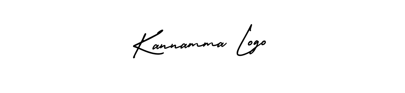 Create a beautiful signature design for name Kannamma Logo. With this signature (AmerikaSignatureDemo-Regular) fonts, you can make a handwritten signature for free. Kannamma Logo signature style 3 images and pictures png