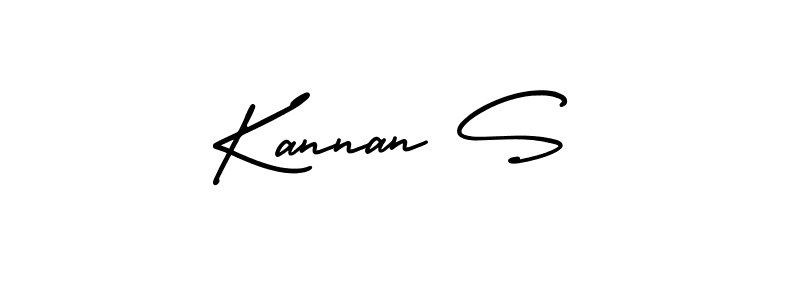 Also we have Kannan S name is the best signature style. Create professional handwritten signature collection using AmerikaSignatureDemo-Regular autograph style. Kannan S signature style 3 images and pictures png