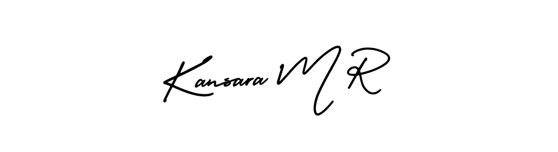 Also You can easily find your signature by using the search form. We will create Kansara M R name handwritten signature images for you free of cost using AmerikaSignatureDemo-Regular sign style. Kansara M R signature style 3 images and pictures png