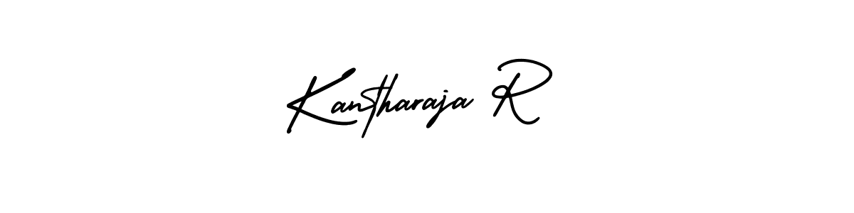 Make a beautiful signature design for name Kantharaja R. With this signature (AmerikaSignatureDemo-Regular) style, you can create a handwritten signature for free. Kantharaja R signature style 3 images and pictures png