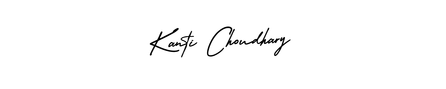 Make a beautiful signature design for name Kanti Choudhary. With this signature (AmerikaSignatureDemo-Regular) style, you can create a handwritten signature for free. Kanti Choudhary signature style 3 images and pictures png