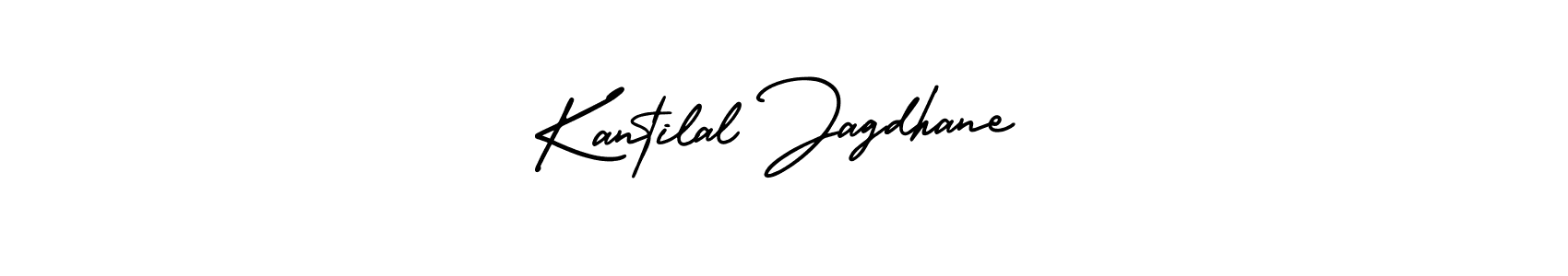 You should practise on your own different ways (AmerikaSignatureDemo-Regular) to write your name (Kantilal Jagdhane) in signature. don't let someone else do it for you. Kantilal Jagdhane signature style 3 images and pictures png