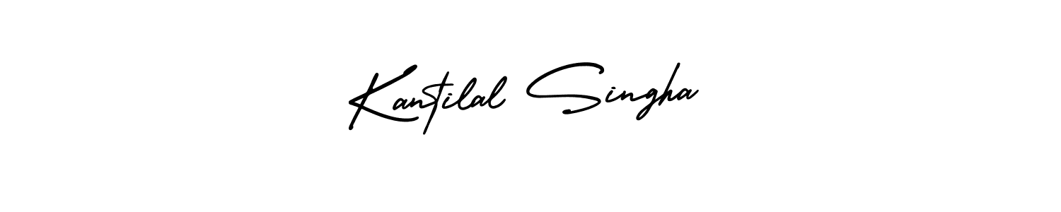 How to Draw Kantilal Singha signature style? AmerikaSignatureDemo-Regular is a latest design signature styles for name Kantilal Singha. Kantilal Singha signature style 3 images and pictures png